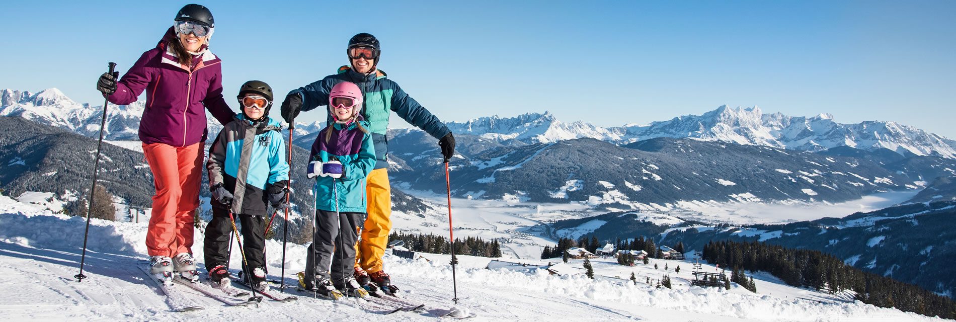 Verbringen Sie einen traumhaften Winterurlaub bei uns im Hotel-Garni Ransburgerhof in Flachau - mitten in Ski amadé