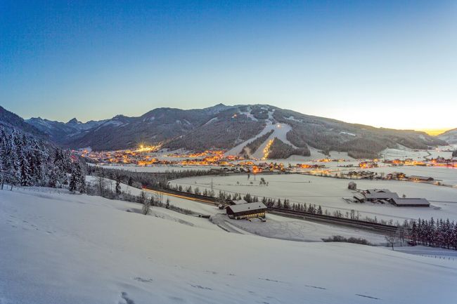 Flachautal im Winter