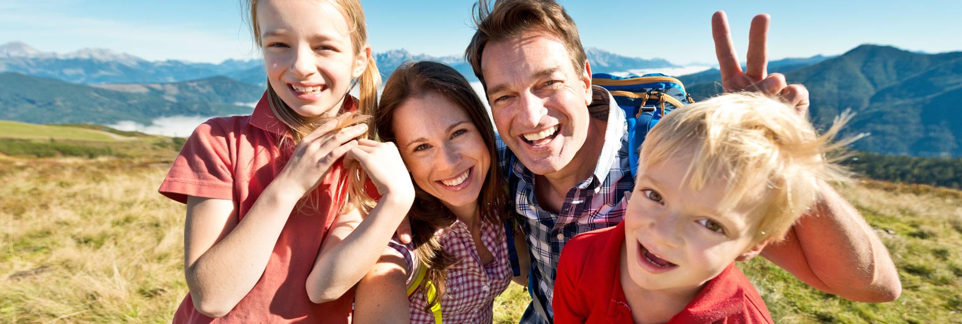 Viele Wanderungen - auch für Familien - stehen unseren Gästen in Flachau zur Verfügung