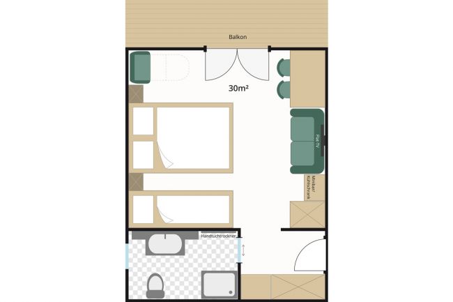 Grundriss Familienzimmer